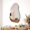Asymmetrical Wall Mirror 32in x 18in - Modern Decorative Hanging