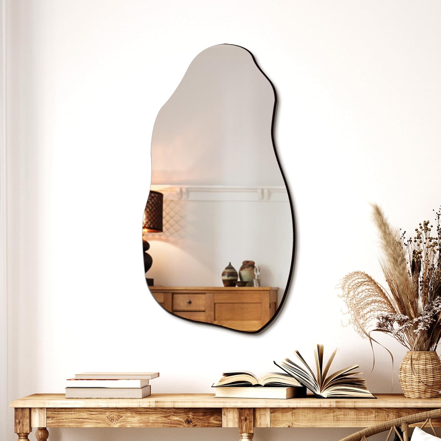 Irregular Asymmetrical Wall Mirror for Modern Home Decor