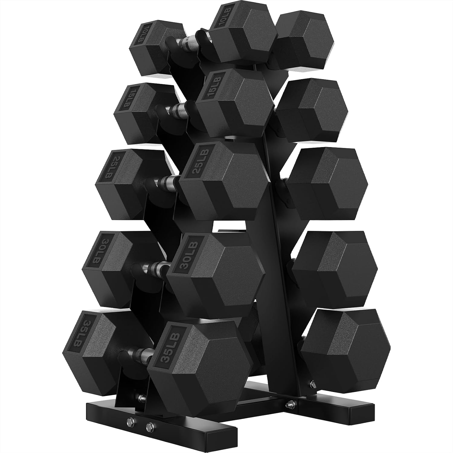 Hex Dumbbell Sets with Rack for Ultimate Strength Training