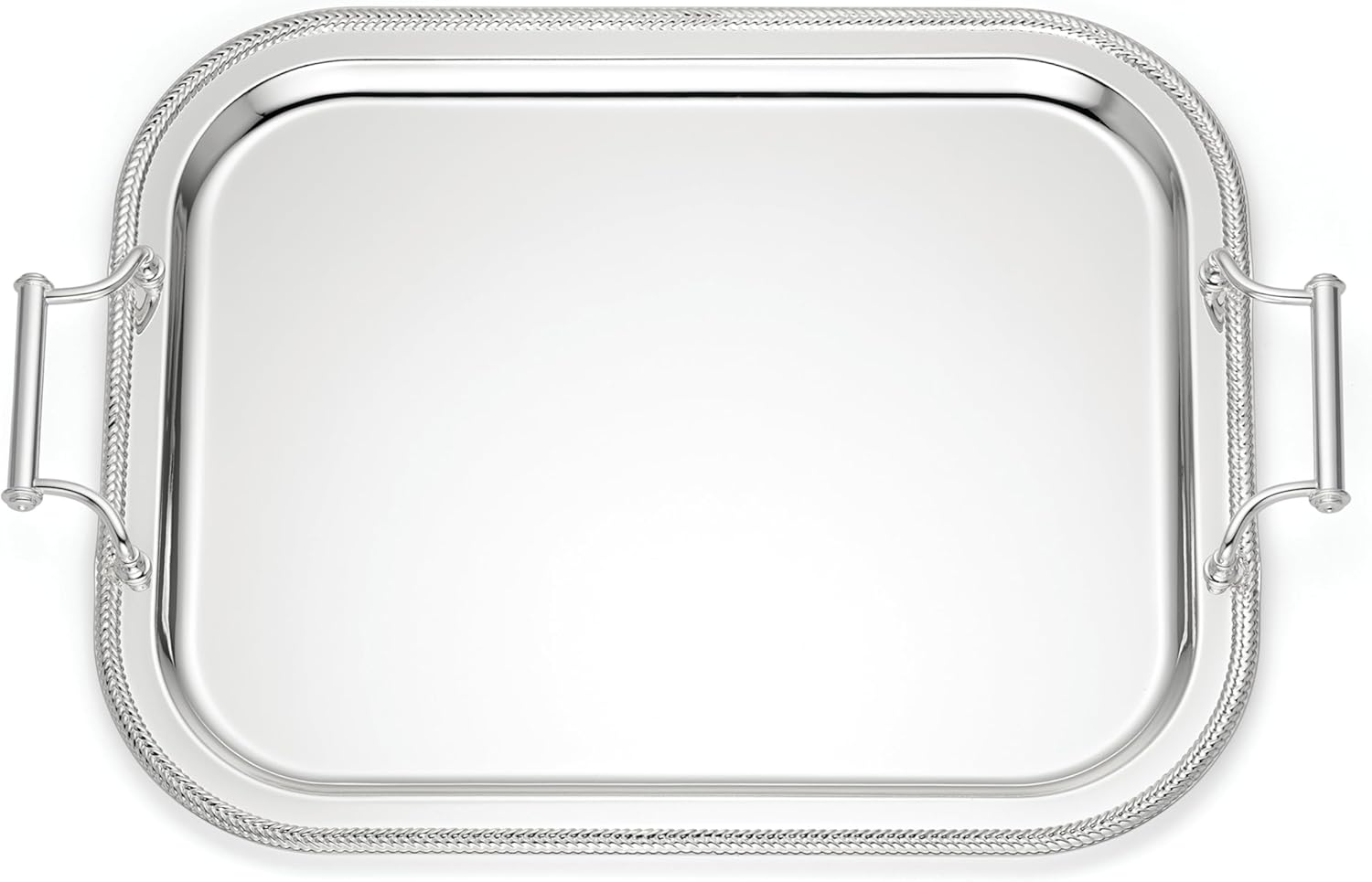 Reed And Barton Rectangle Silverplate Tray With Handles Review