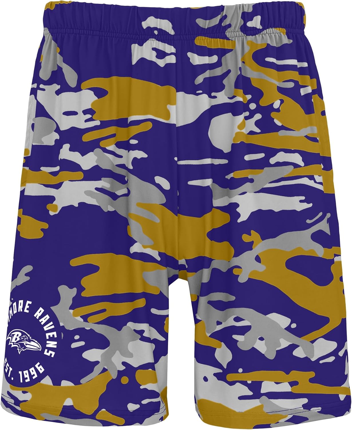 Zubaz NFL Men's 7 Inseam Shorts in Vibrant Camo Styles