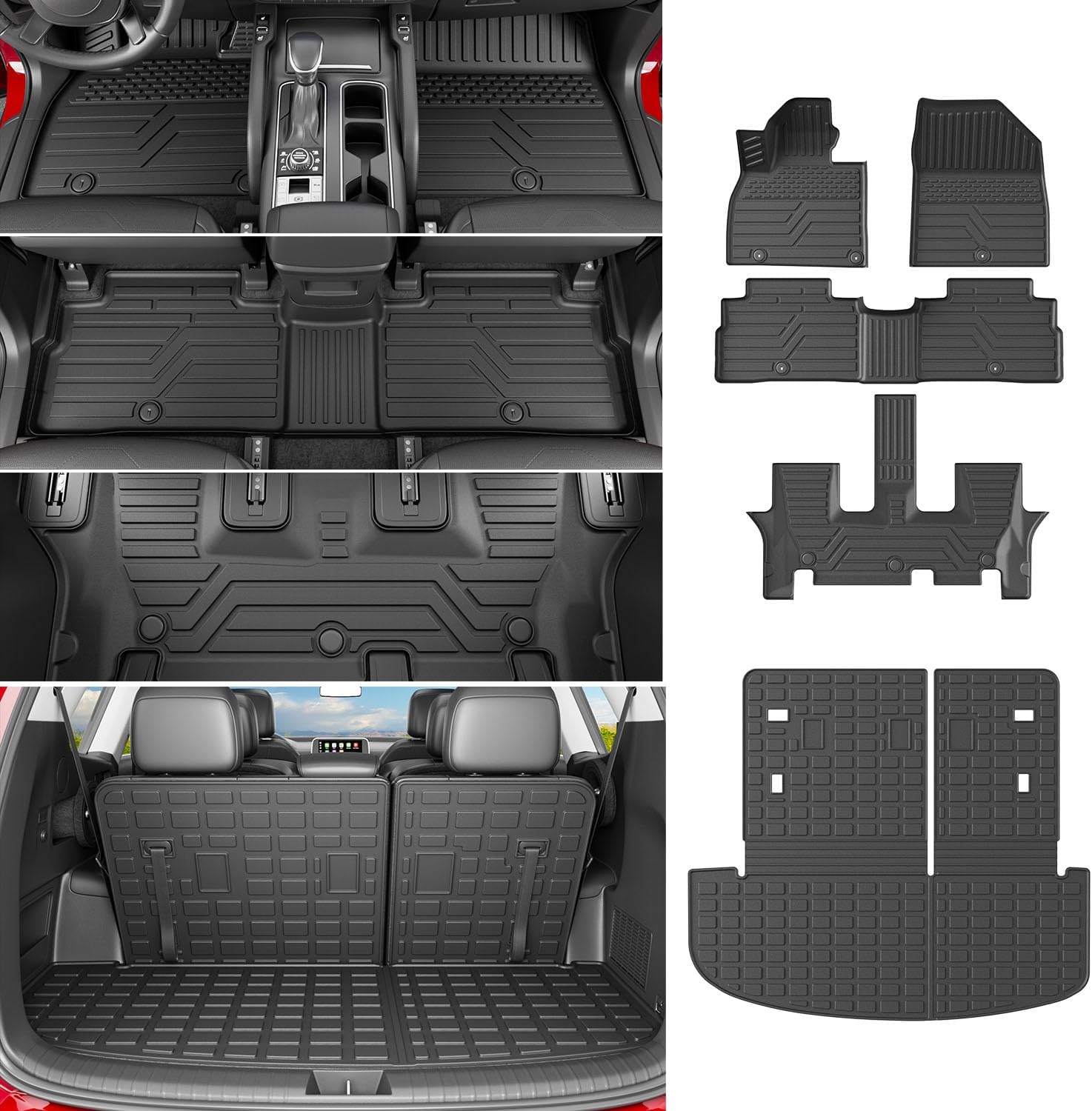 Premium Floor Mat Compatible with 2020-2025 Kia Telluride
