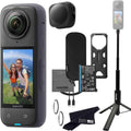 Insta360 X4 Tripod Selfie Stick Bundle - 8K Waterproof 360 Camera