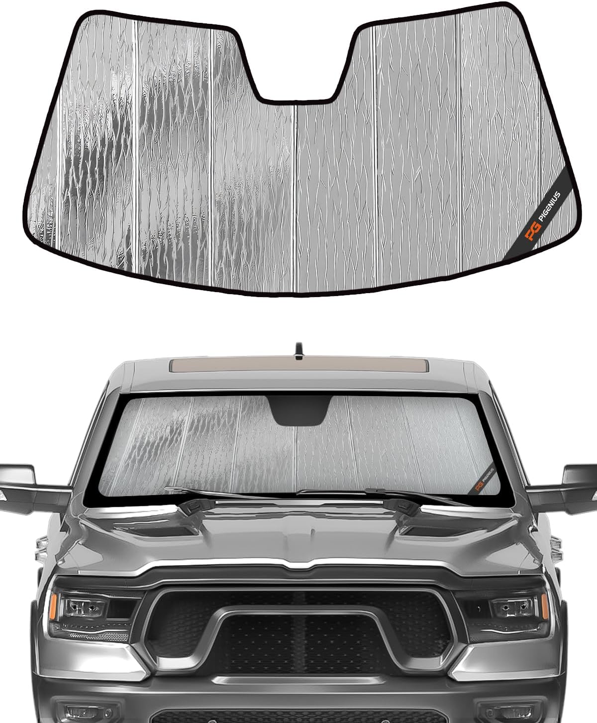 Windshield Sun Shade for Ram 1500 2019-2025 - Beat the Heat