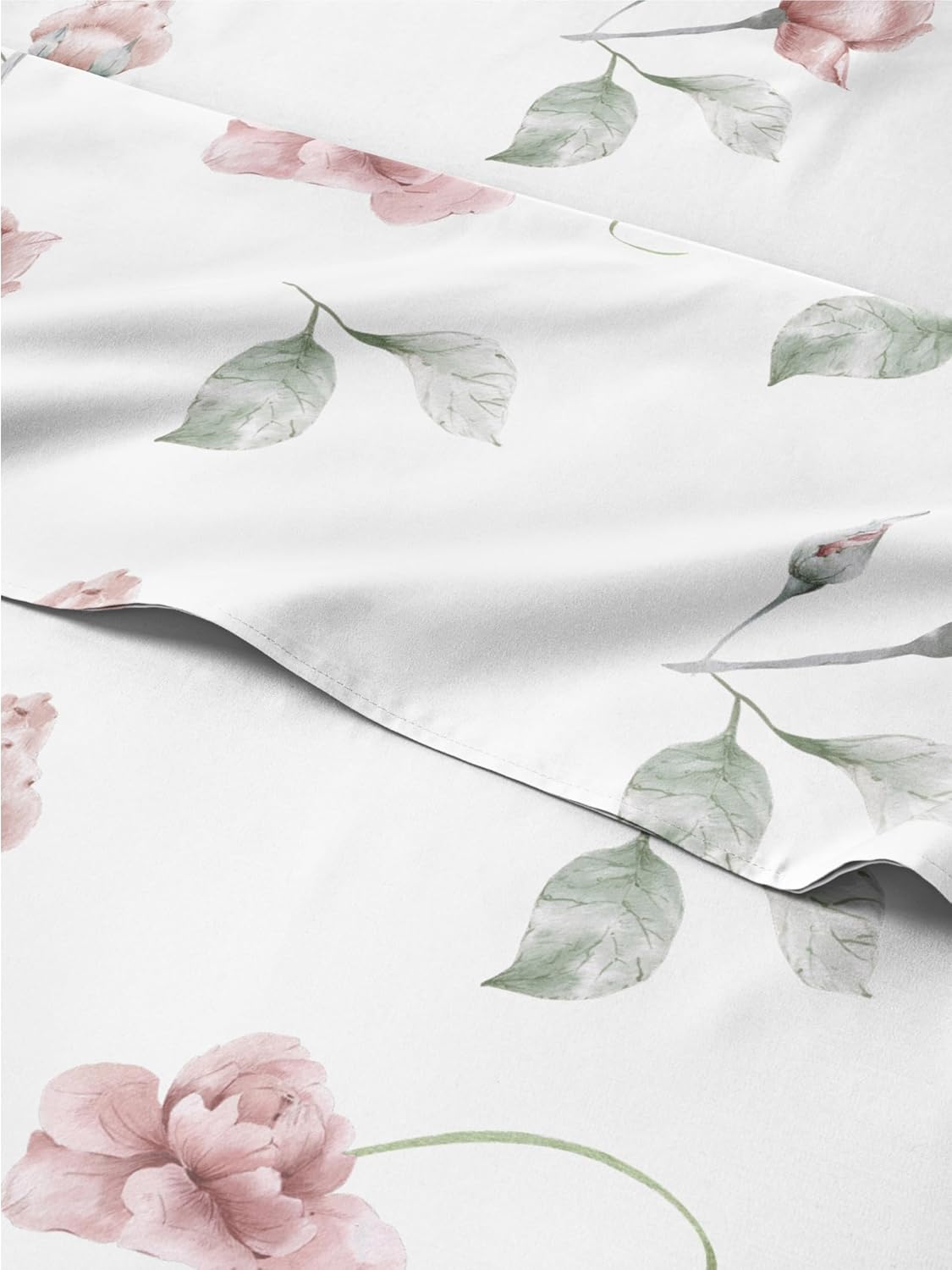 Floral Sheets Queen Set - Ultra-Soft, Breathable & Cooling