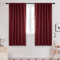Deconovo Rod Pocket and Back Tab Blackout Curtains - Thermal Insulated