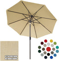 10ft Market Umbrella Patio Table Umbrella - Non-Fading Canopy