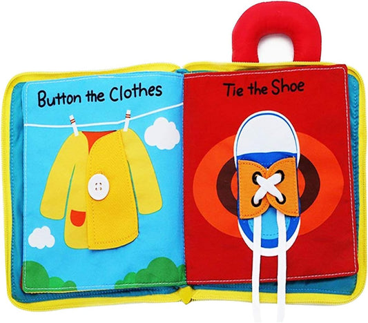 Interactive Montessori Quiet Book for Toddlers