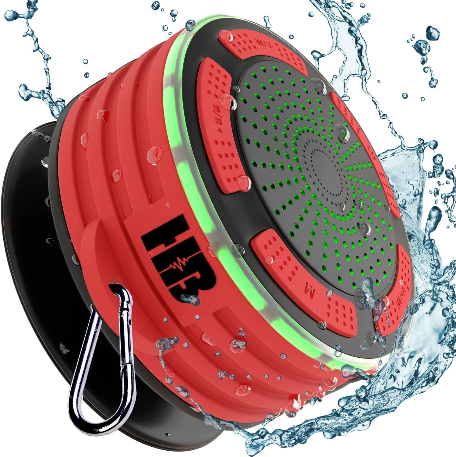 Waterproof Bluetooth Shower Speaker - Portable Wireless Mini Radio