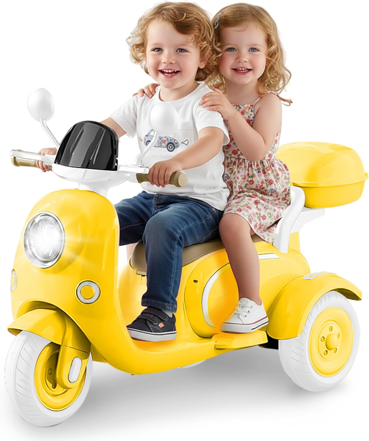 12V Kids Electric Motorcycle for Girls - Fun 3-Wheel Ride
