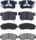 Replacement Front & Rear Ceramic Disc Brake Pads Set for 2007-2012