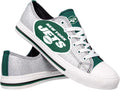 FOCO Womens Dallas Cowboys Glitter Canvas Sneakers - Sparkly Fan Style