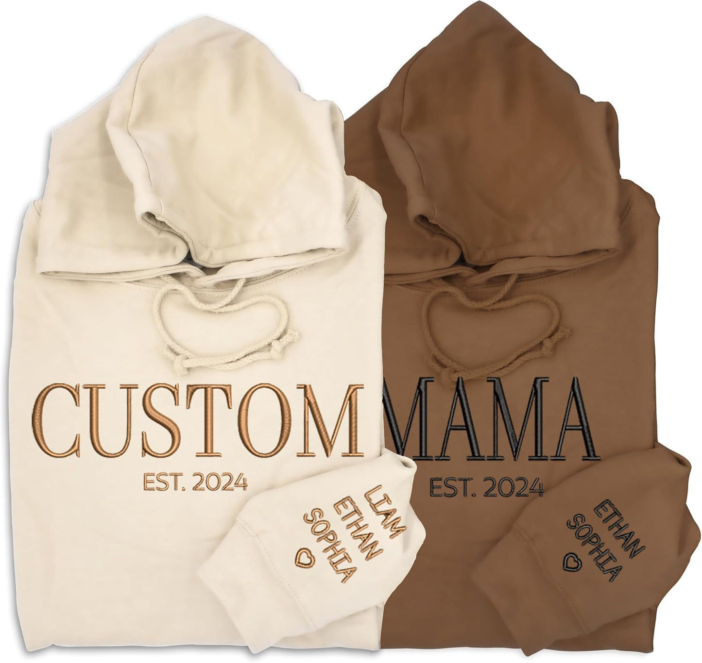 Personalized Grandma Sweatshirt - Kids Name Embroidery, Perfect Gift!