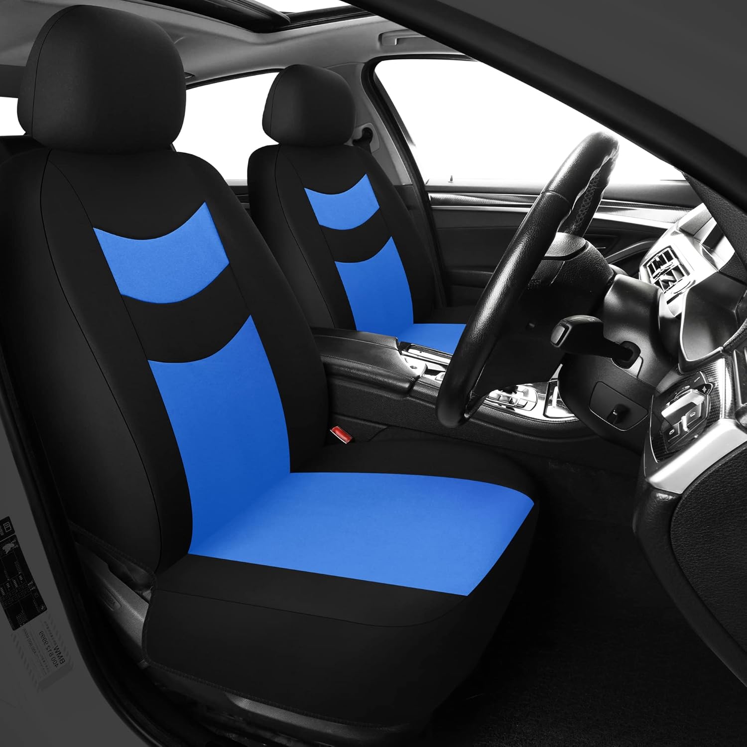 Breathable Washable Car Seat Covers, Easy Install, Airbag Compatible