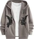 Men's Casual Graphic Zip Hoodies for Trendy Street Style