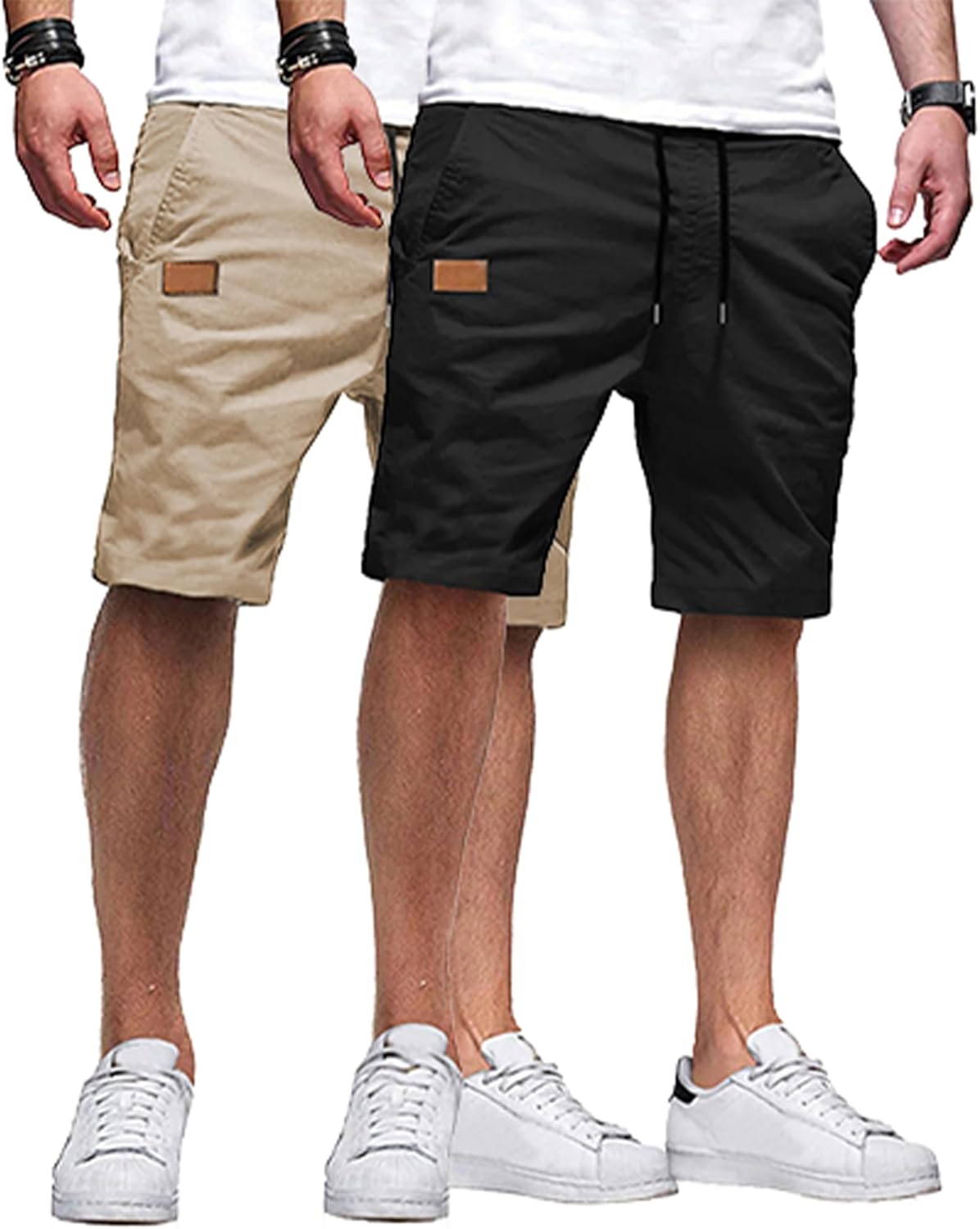 JMIERR Mens Casual Shorts - Comfortable Stretch Twill Design