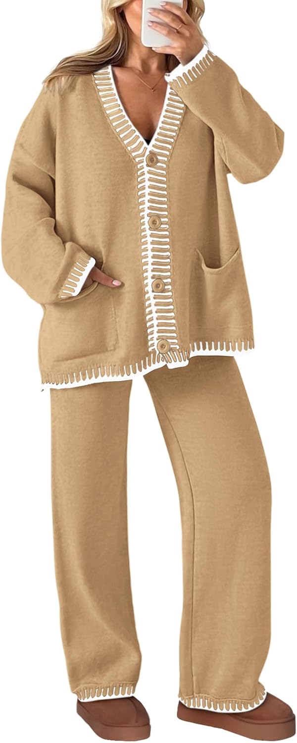 PRETTYGARDEN Lounge Sets for Women Cozy Fall 2025 Outfits
