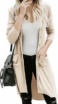 Dokotoo Womens Open Front Printed Cardigan Sweater - Lightweight Layer