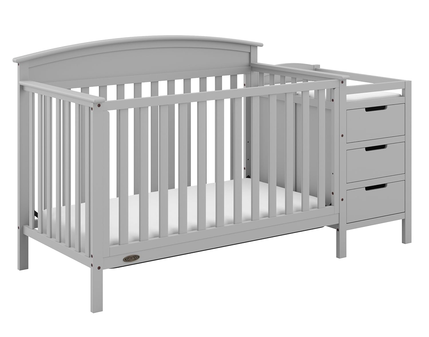 Graco Benton 4-in-1 Convertible Crib and Changer for Nursery