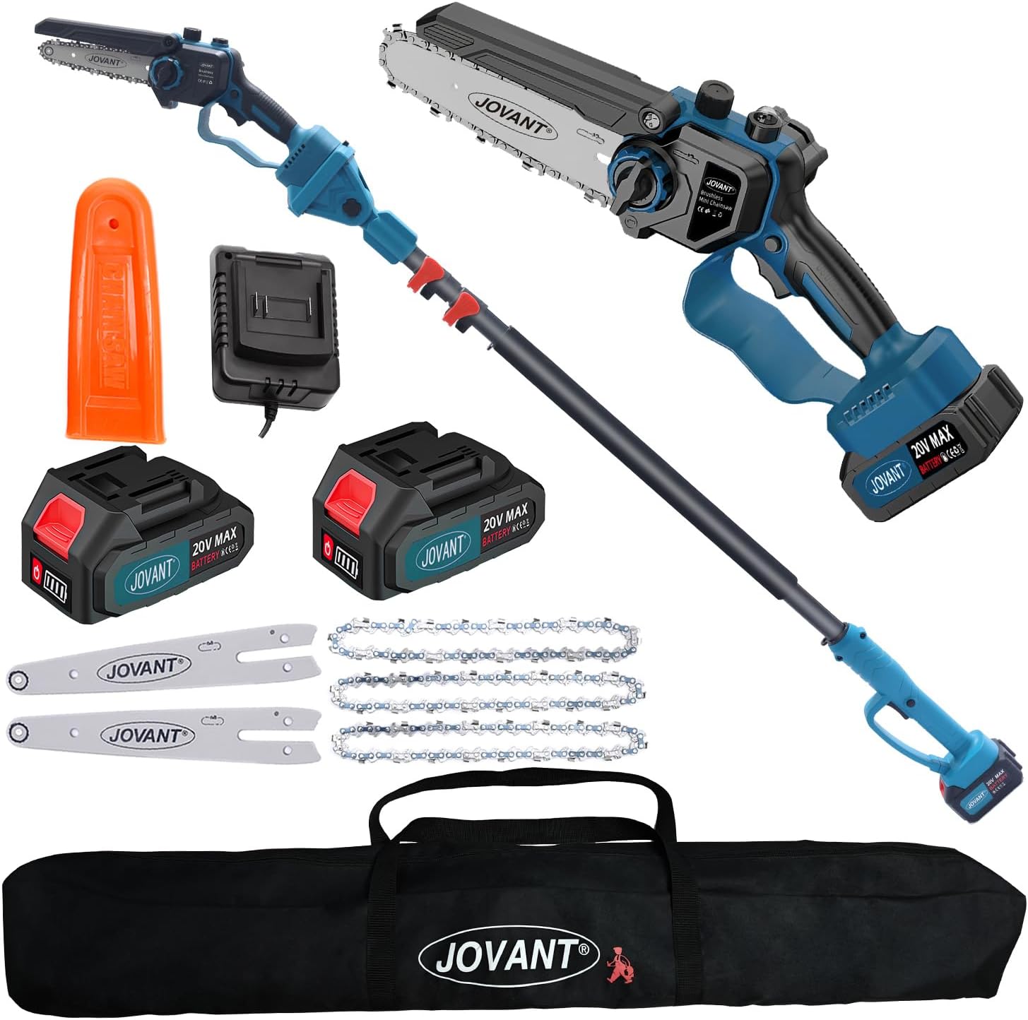 Electric Pole Saw for Tree Trimming with 15Ft Reach Power