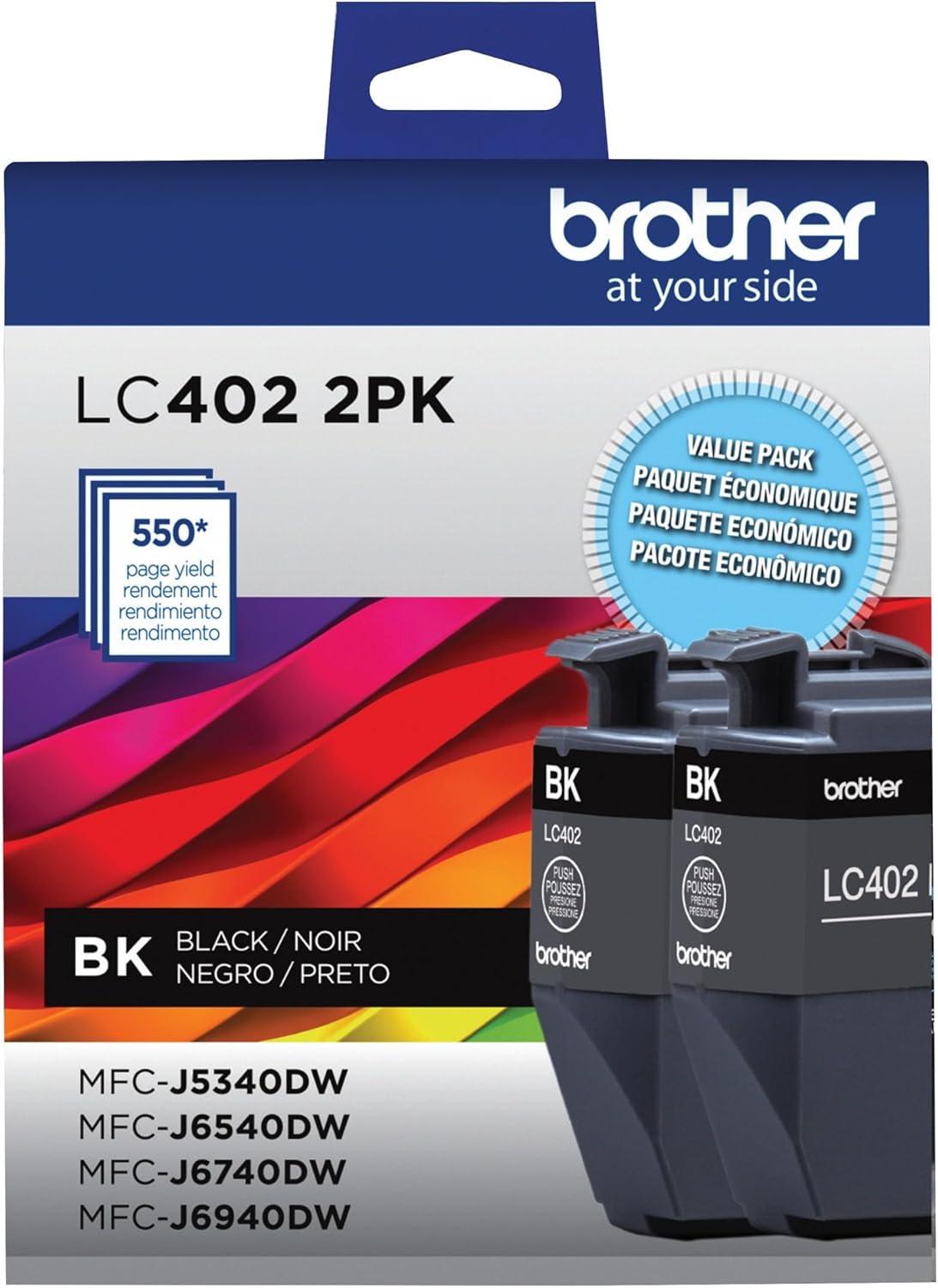 High-Quality Brother LC402 Black Ink 2-Pack