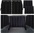 Car Window Shades Set of 3 - Blackout Suede Privacy Curtains