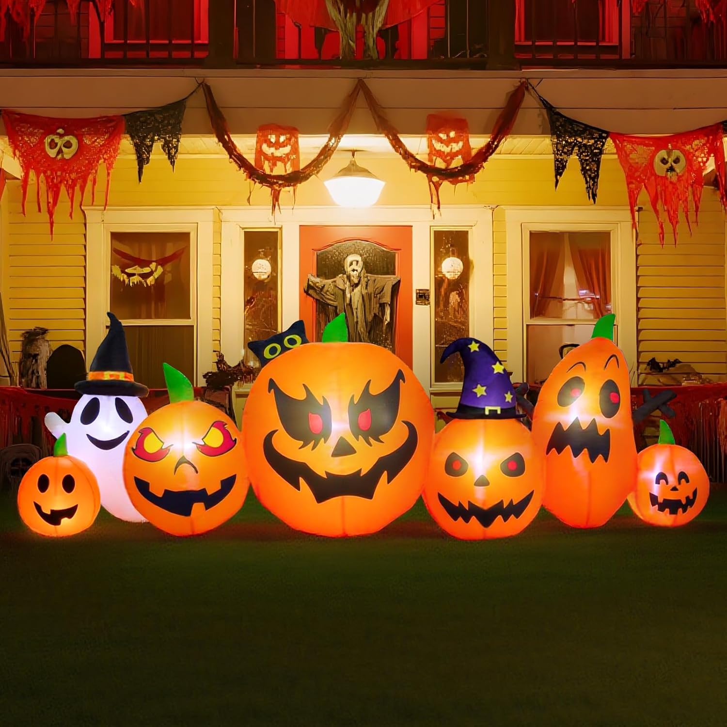 9FT Long Halloween Inflatables for Spooky Outdoor Decor