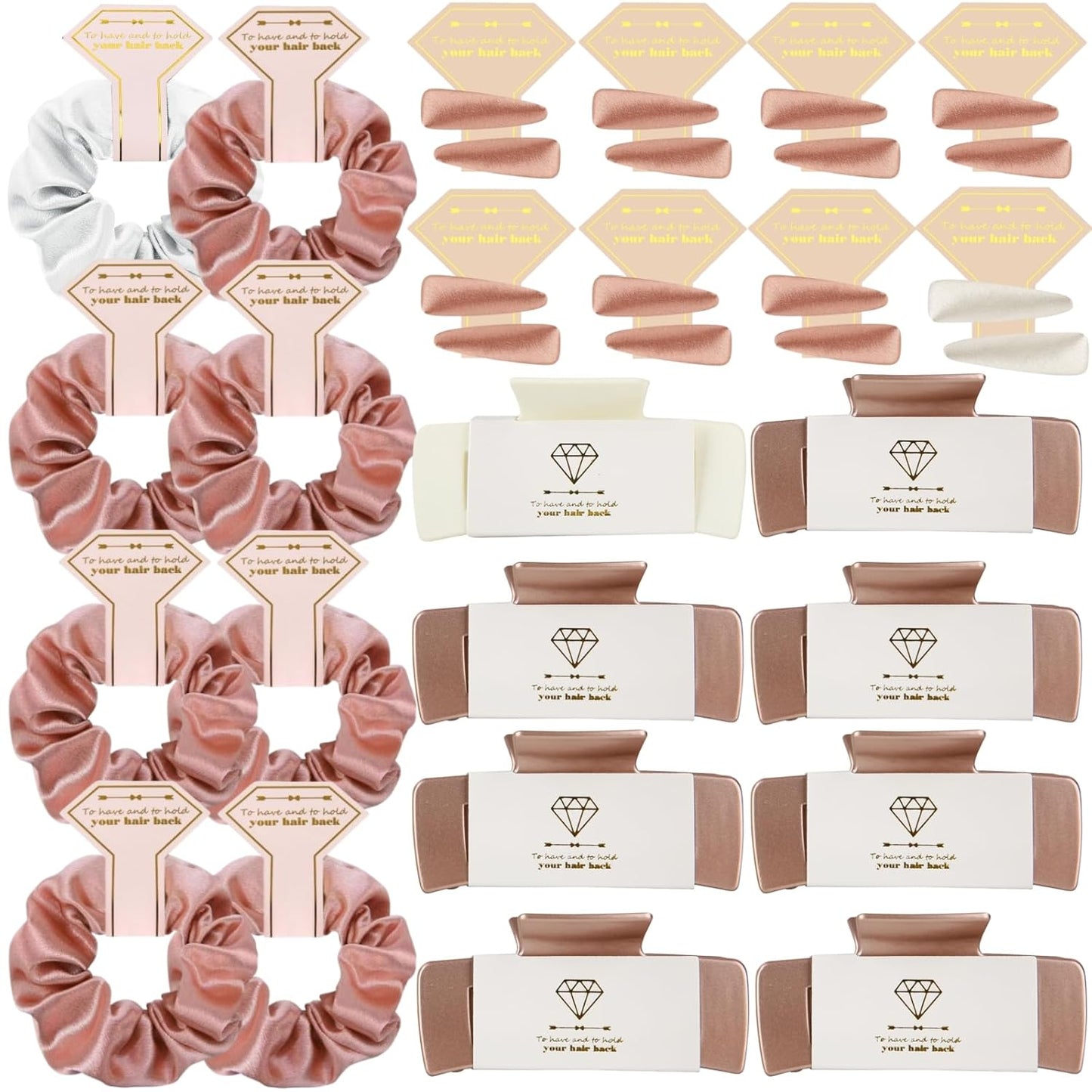 Loanzeg Bridesmaid Scrunchies Proposal Gifts Set of 8