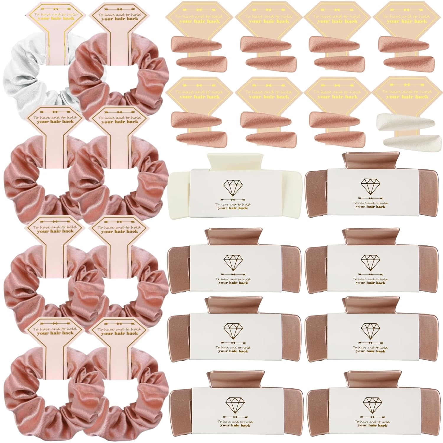 Loanzeg Bridesmaid Scrunchies Proposal Gifts Set of 8