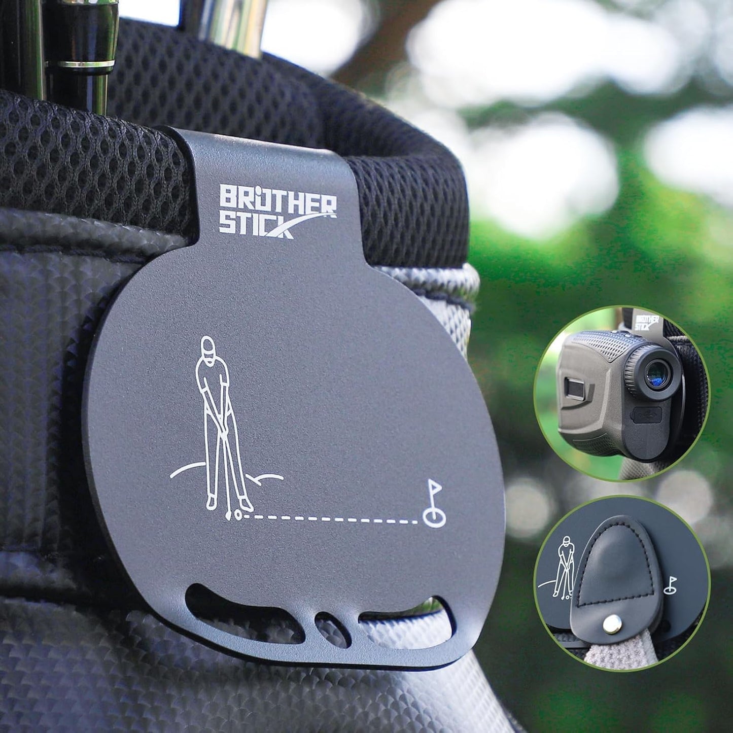 Quick Access Golf Bag Metal Clips - BROTHER STICK