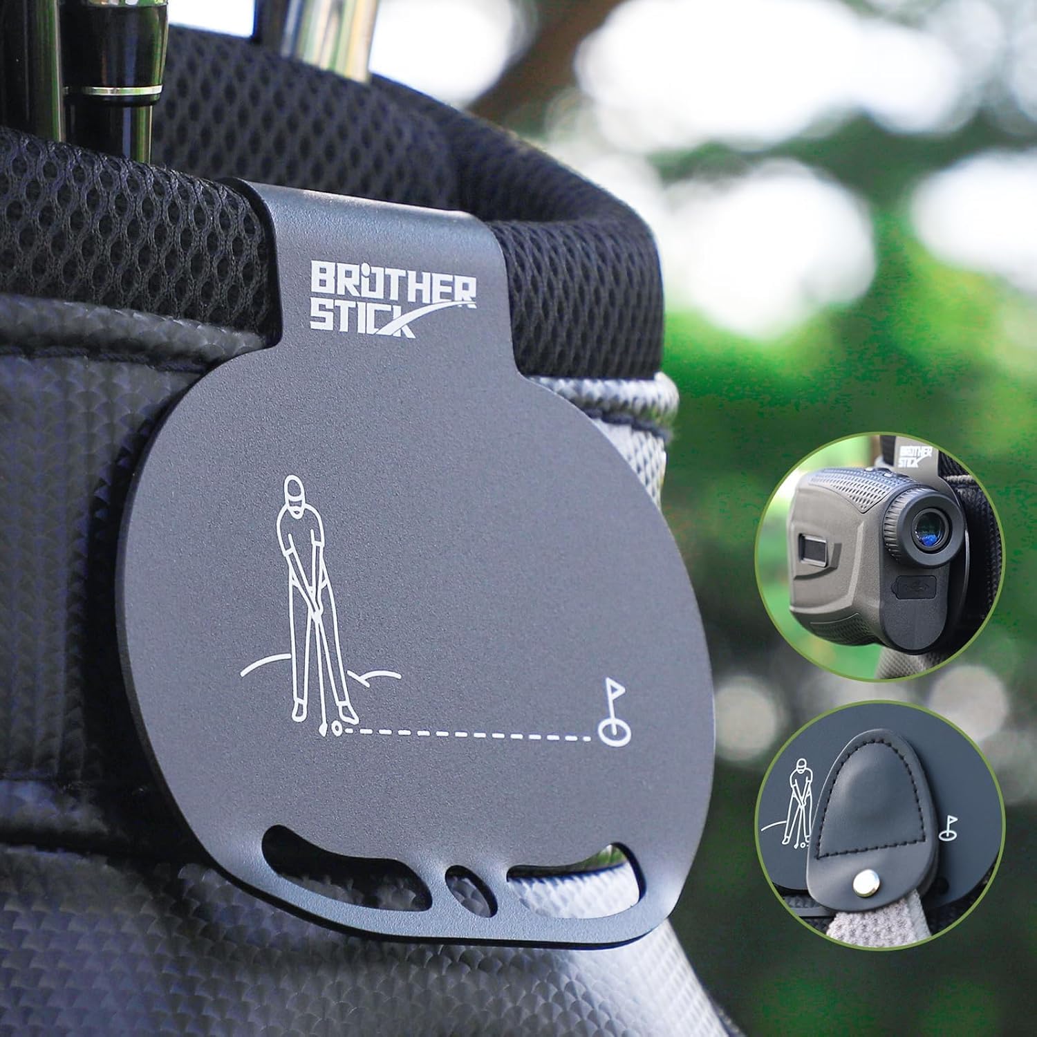 Quick Access Golf Bag Metal Clips - BROTHER STICK