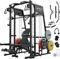 Mikolo Smith Machine 2200lbs Squat Rack - All-in-One Home Gym