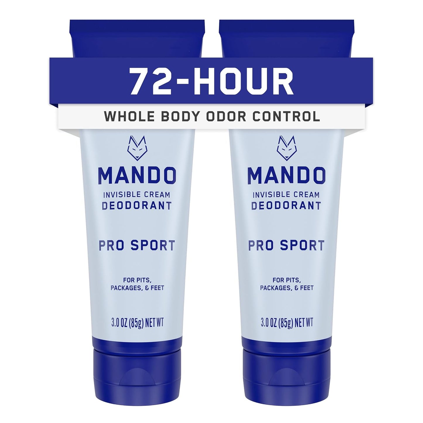 Mando Whole Body Deodorant for Men - 72 Hour Odor Control