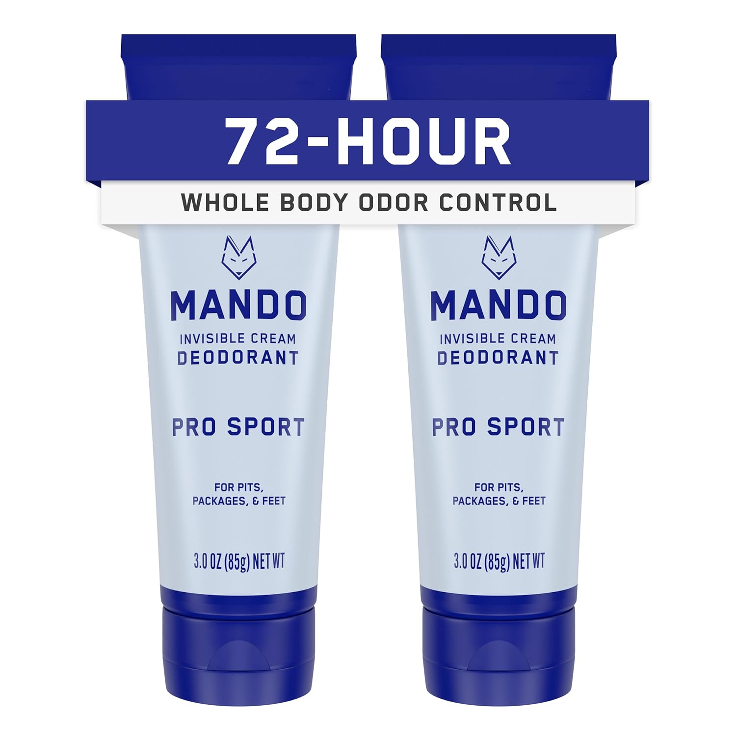Mando Whole Body Deodorant for Men - 72 Hour Odor Control