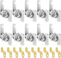 Thumb Cam Locks 5/8 Inch 10Pcs Keyless Thumb Operated Cam Locks - Easy