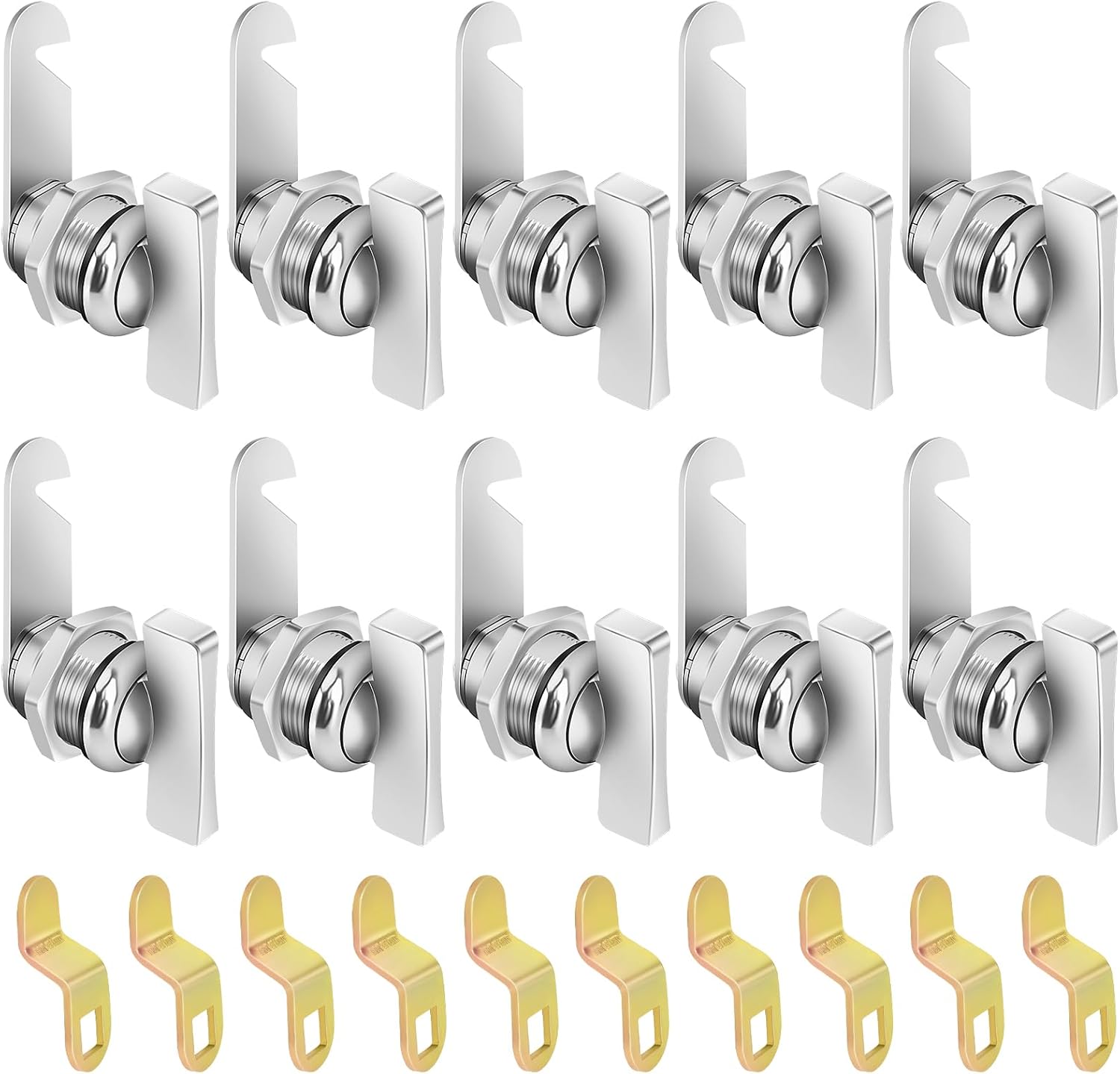 Thumb Cam Locks 10Pcs 5/8 RV Locks for Secure Storage Solutions