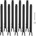 9 Pack 1-3/8ft' Chain Link Fence Extension for Dogs and Privacy