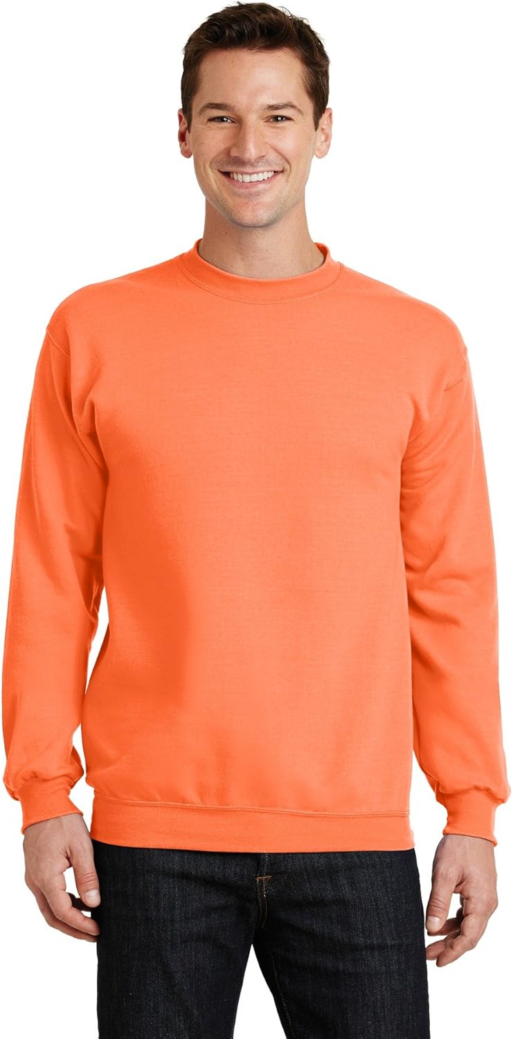 Port & Company Men's Classic Crewneck Sweatshirt for Comfort