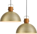 ELYONA Large Hammered Pendant Light Fixtures for Vintage Style