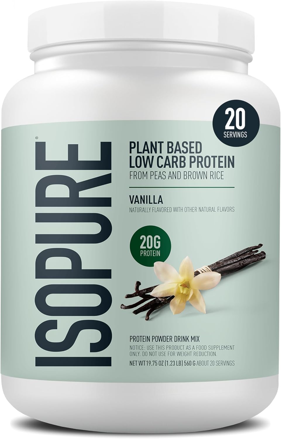 Isopure Plant-Based Protein Powder for Healthy Adults' Needs