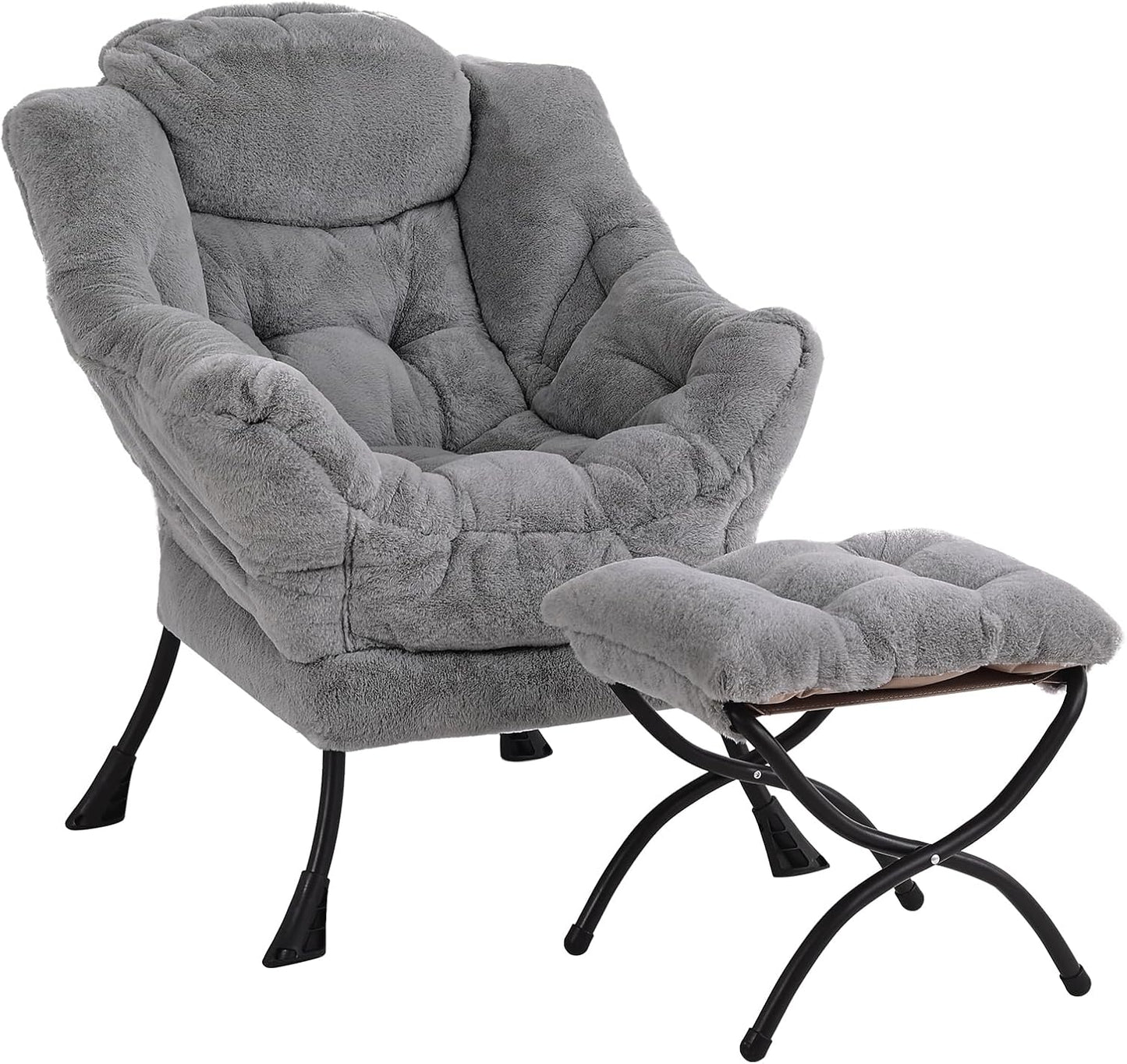 LITA Lazy Chair with Ottoman for Comfortable Relaxation