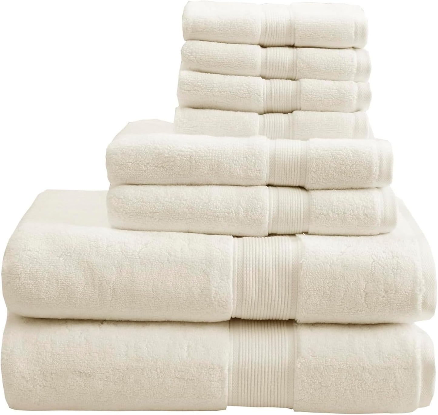 Madison Park 800GSM Cotton Luxury Bath Towels Set for Comfort