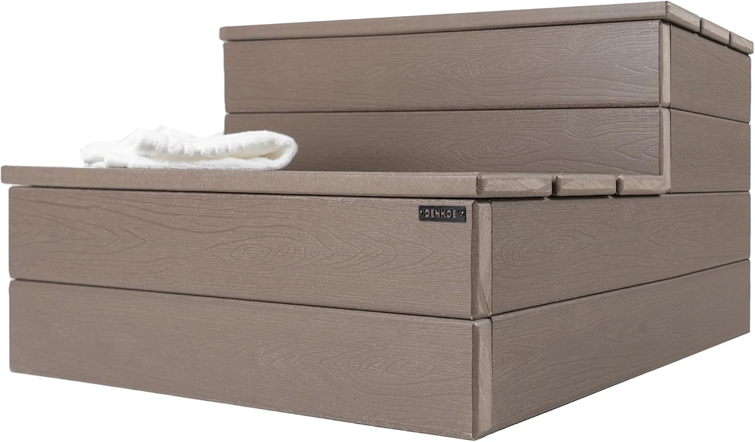 DENKOE Hot Tub Steps - Waterproof, Non Slip, Heavy Duty Design