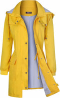 Bloggerlove Rain Jacket Women Lightweight Waterproof Windbreaker is