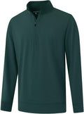Quarter Zip Pullover for Men - Moisture Wicking Performance Midlayer