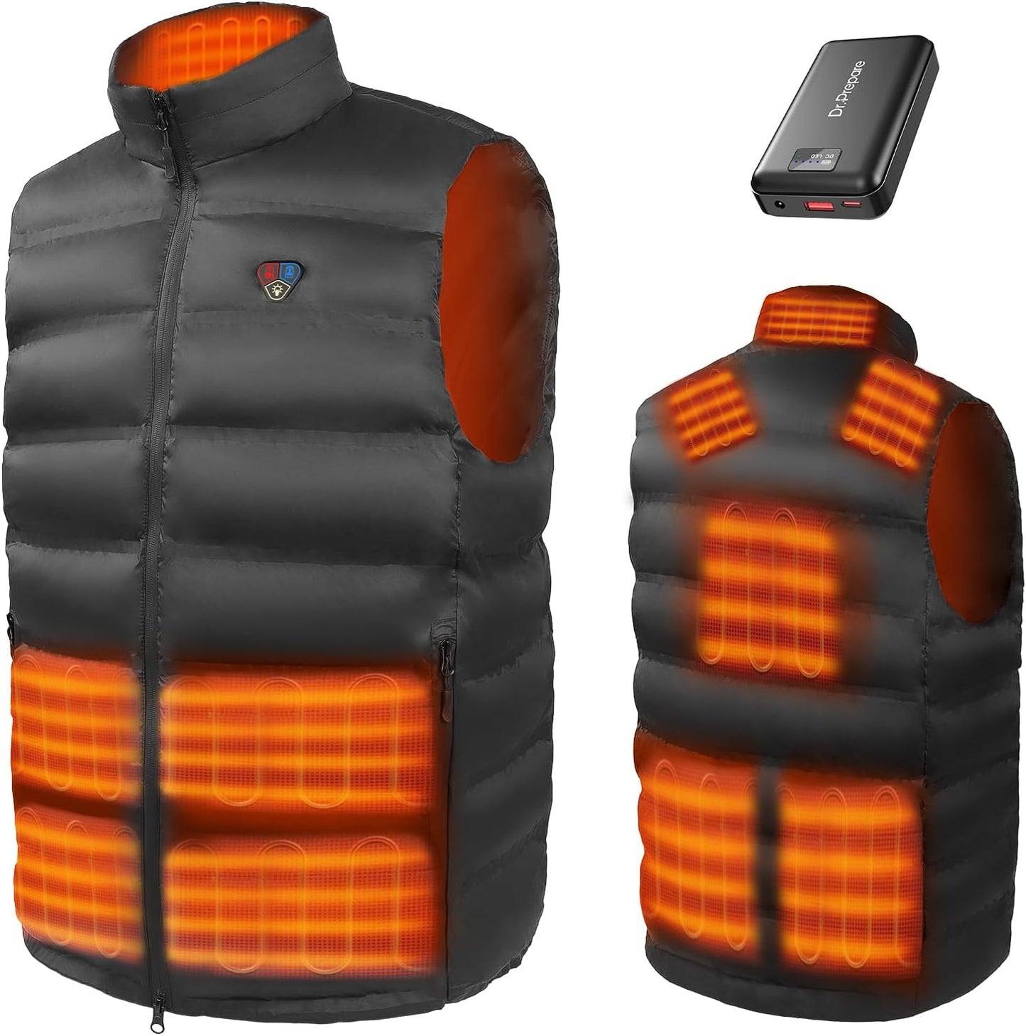 DR.PREPARE Heated Vest for Men Women - Ultimate Warmth & Comfort