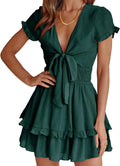 Women's Breezy Mini Dress by PRETTYGARDEN for Summer Outings