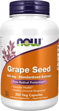 Grape Seed Extract 100 mg VegiCaps - Concentrated OPC Support