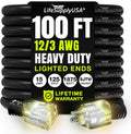 Reliable 100ft Power Extension Cord for Home and Outdoor Needs