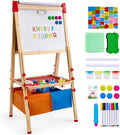 Kids Art Easel 3-in-1 Double-Sided Adjustable Easel - Grows with Kids